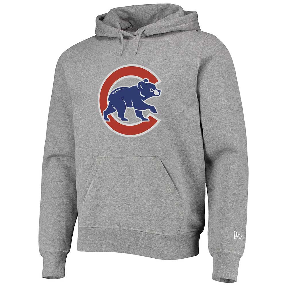 Chicago Cubs Hoodie Mens Small Blue Red New Era Pullover