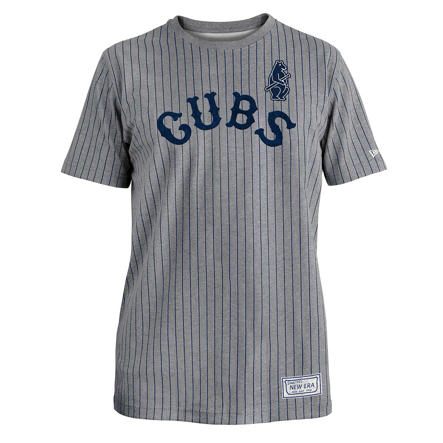 Chicago Cubs 1914 Pinstripe Crew Ringer T-Shirt – Wrigleyville Sports
