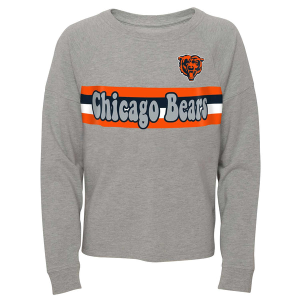 Chicago Bears Raglan Shirt Youth Girls Graphic Tee