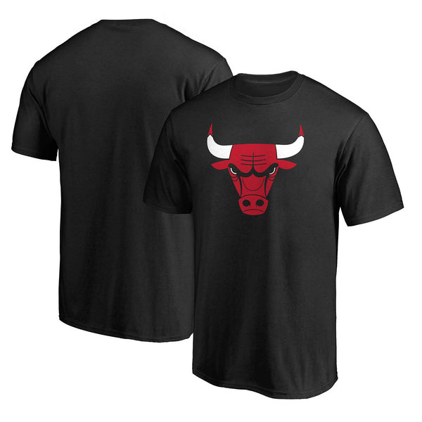 Fanatics Chicago Bulls Black Primary Logo 4VD T-Shirt Large