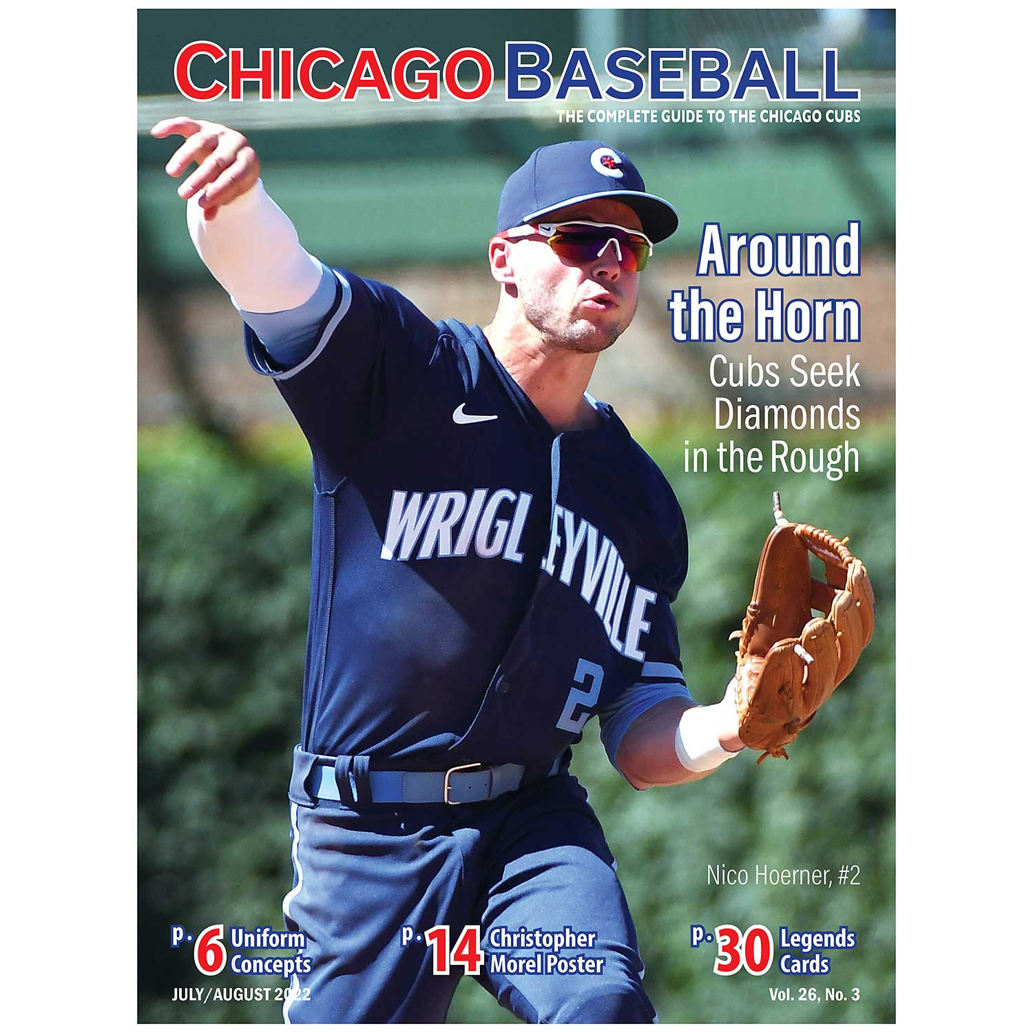 Chicago Baseball July/August 2022 Issue Program/Scorecard