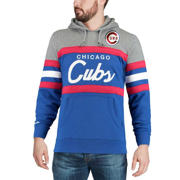 Mitchell & Ness Chicago Cubs Head Coach Hooded Sweatshirt XXX-Large