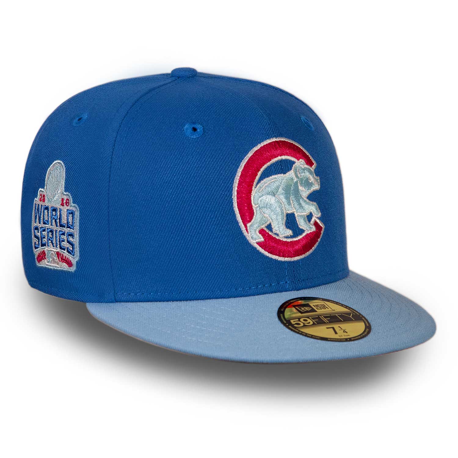 Men's New Era Royal Chicago Cubs 2016 World Series City Transit Cuffed Knit  Hat