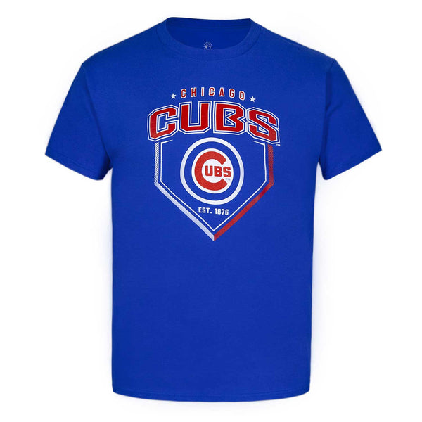 Chicago Cubs Polo Shirt Men's Medium Royal Blue Team Logo