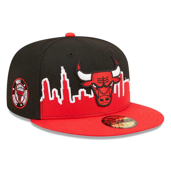 New Era Chicago Bulls Cap, black and red