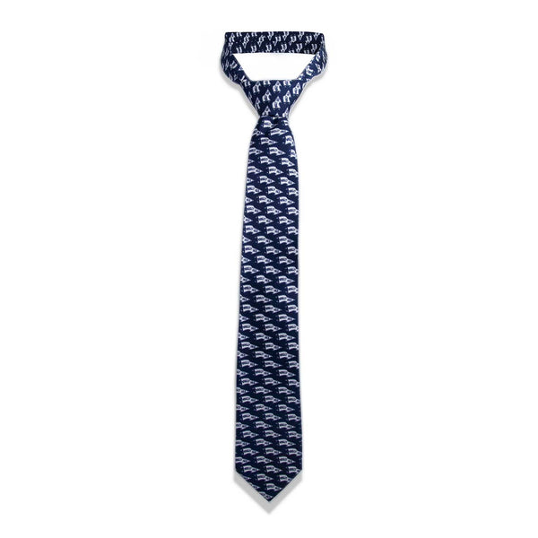 Wrigley Field Navy Pennant Tie – Wrigleyville Sports