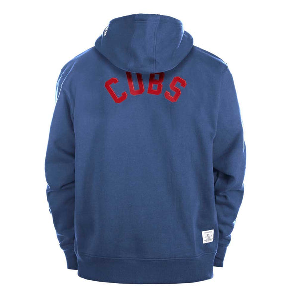Chicago Cubs Alpha Industries Bullseye 1/4-Zip – Hooded Wrigleyville Sports Sweatshirt