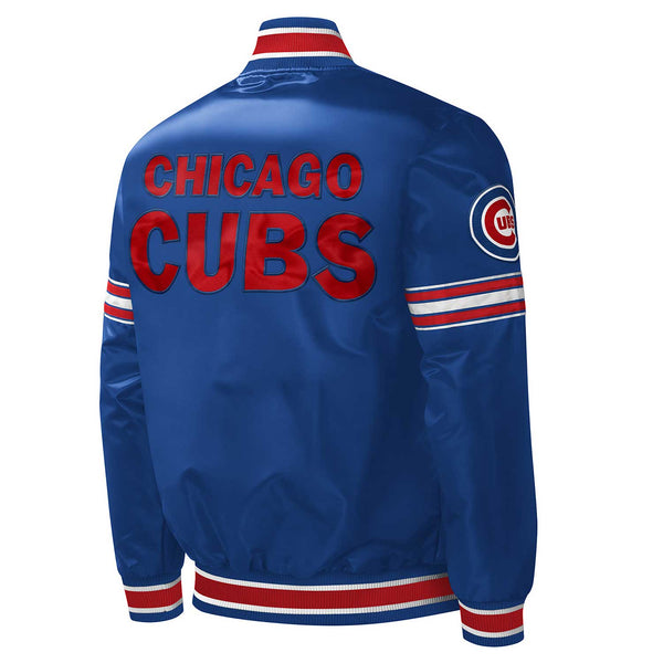 Chicago Cubs Midfield Satin Starter Jacket