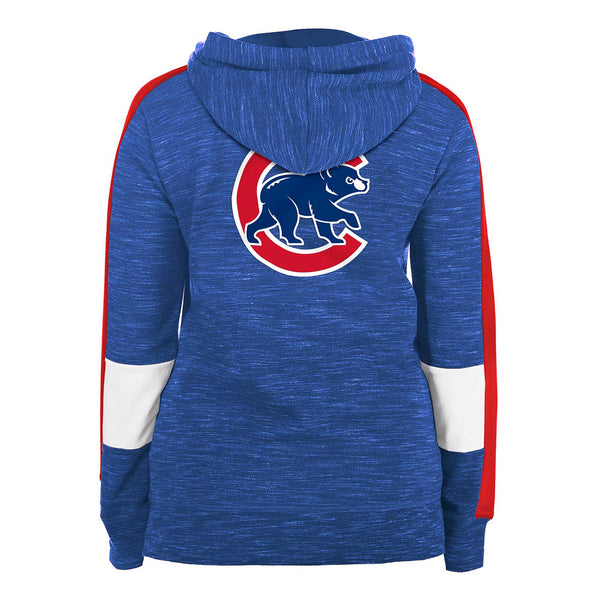 Chicago Cubs Ladies Two Side Full-Zip Hooded Sweatshirt