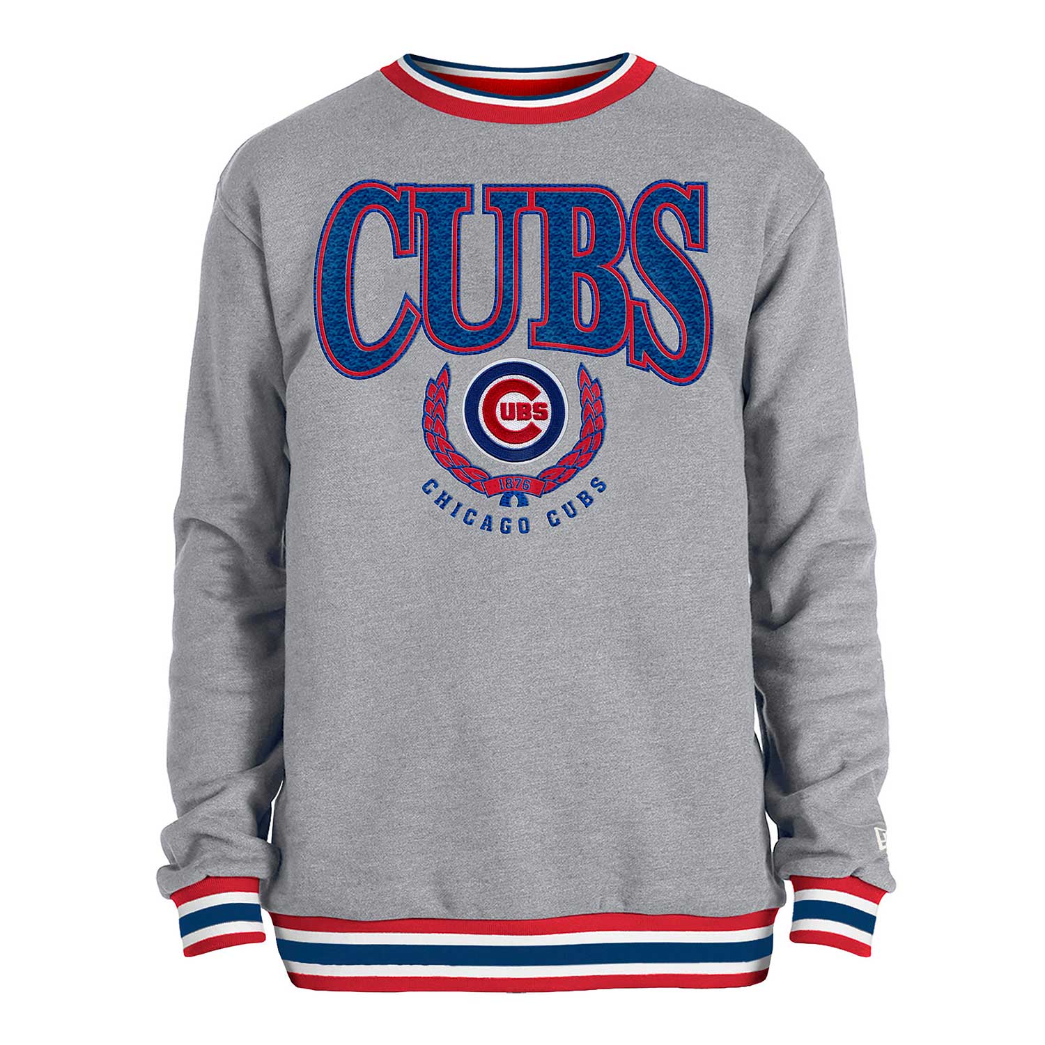 Chicago Cubs New Era Throwback Classic Pullover Sweatshirt