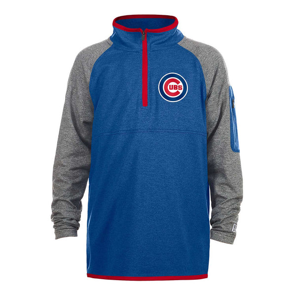 Chicago Cubs Youth Bullseye Quarter Zip Pullover
