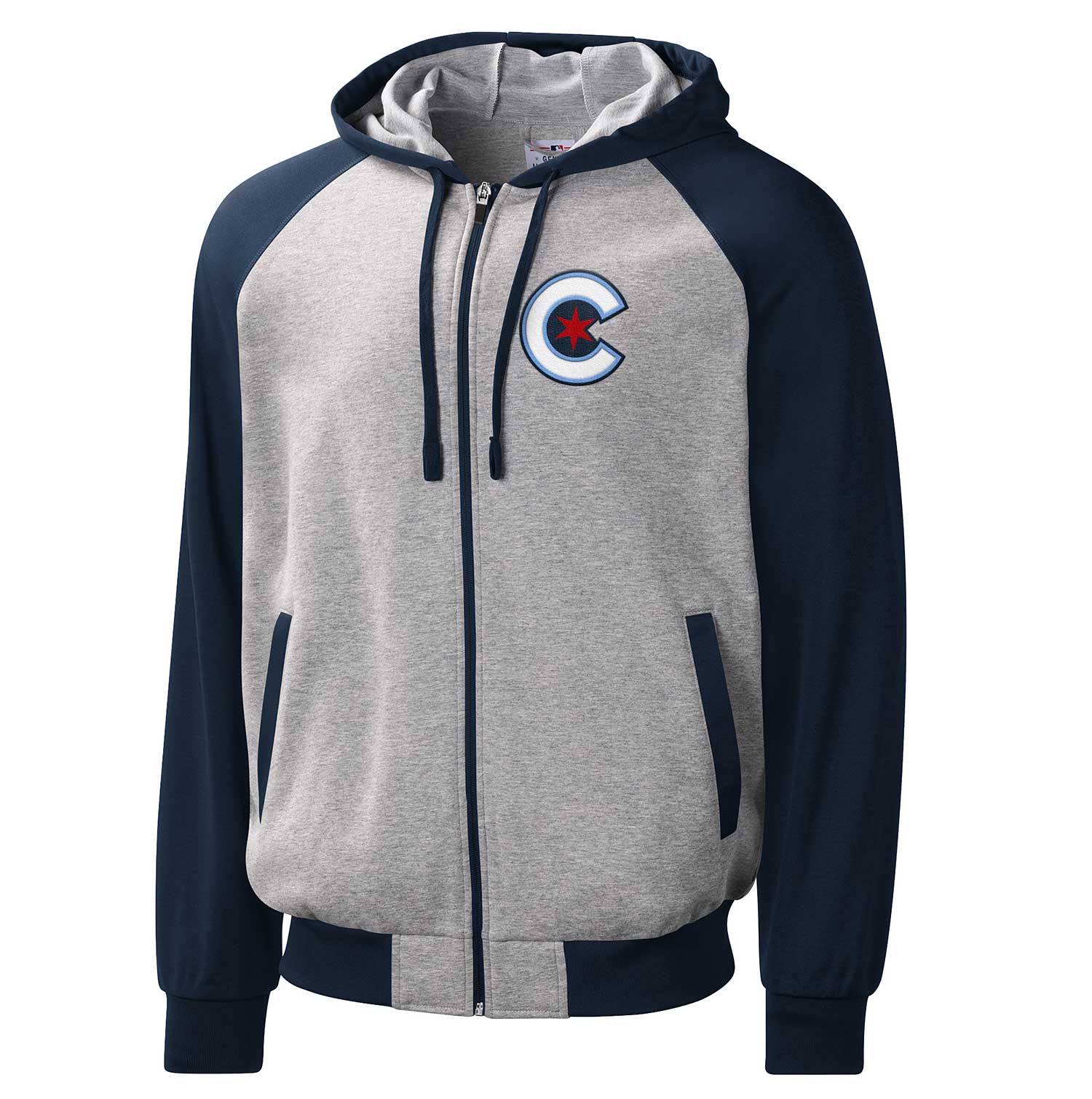 Chicago Cubs City Connect Full-Zip Hooded Sweatshirt