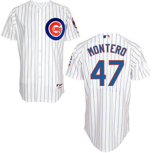 Chicago Cubs Miguel Montero Home Authentic Cool Base Jersey