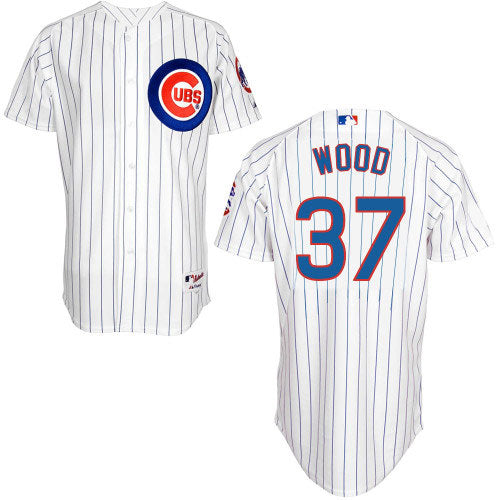 Chicago Cubs Travis Wood Home Authentic Cool Base Jersey