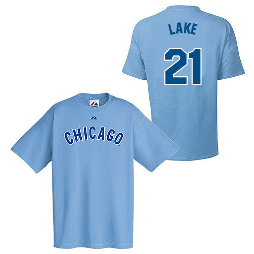 Chicago Cubs Junior Lake Light Blue Name and Number T-Shirt – Wrigleyville  Sports
