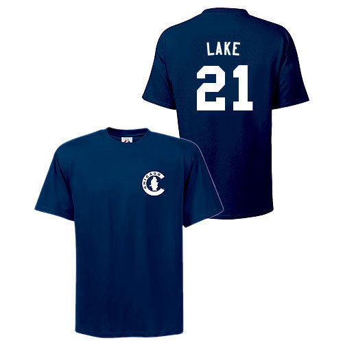 Chicago Cubs Junior Lake Light Blue Name and Number T-Shirt