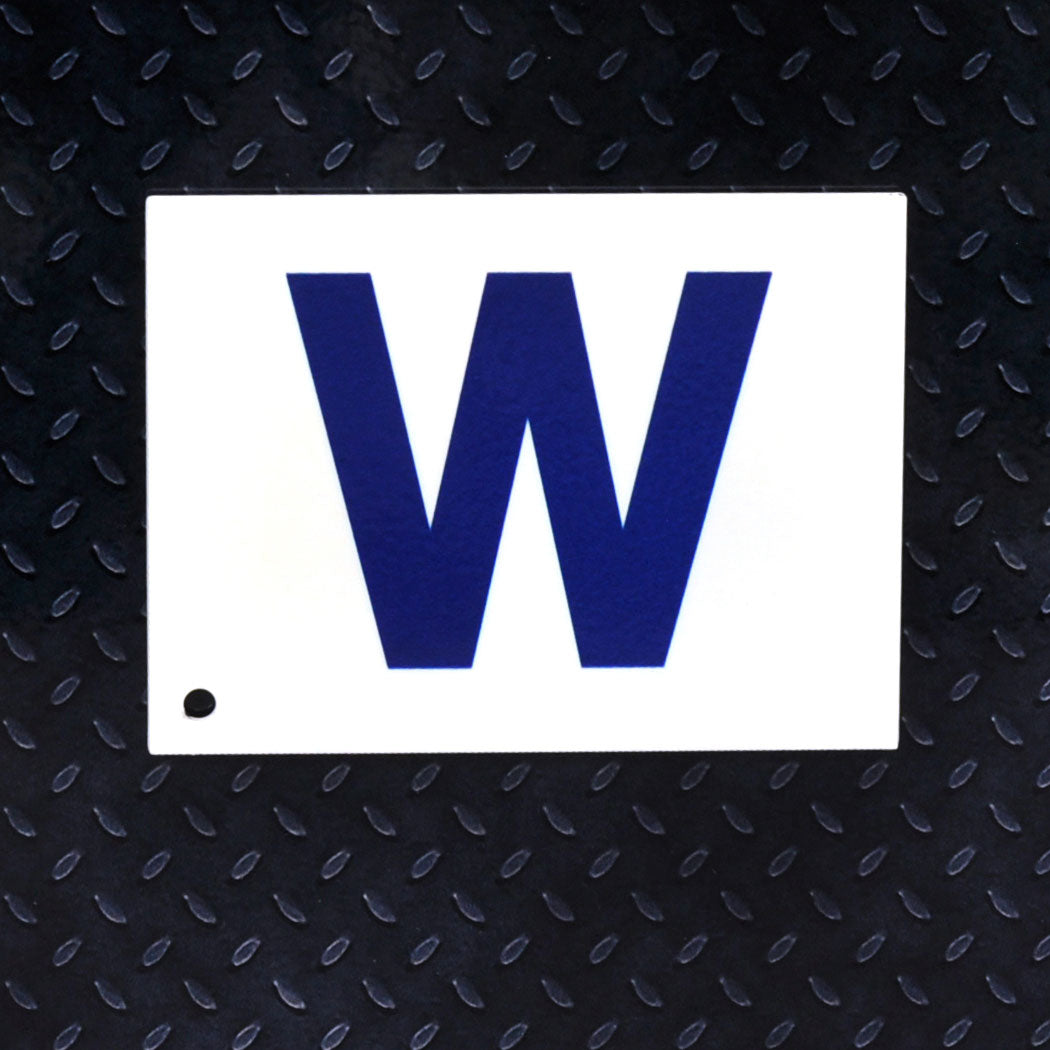 Magnet: Chicago Cubs- W Flag