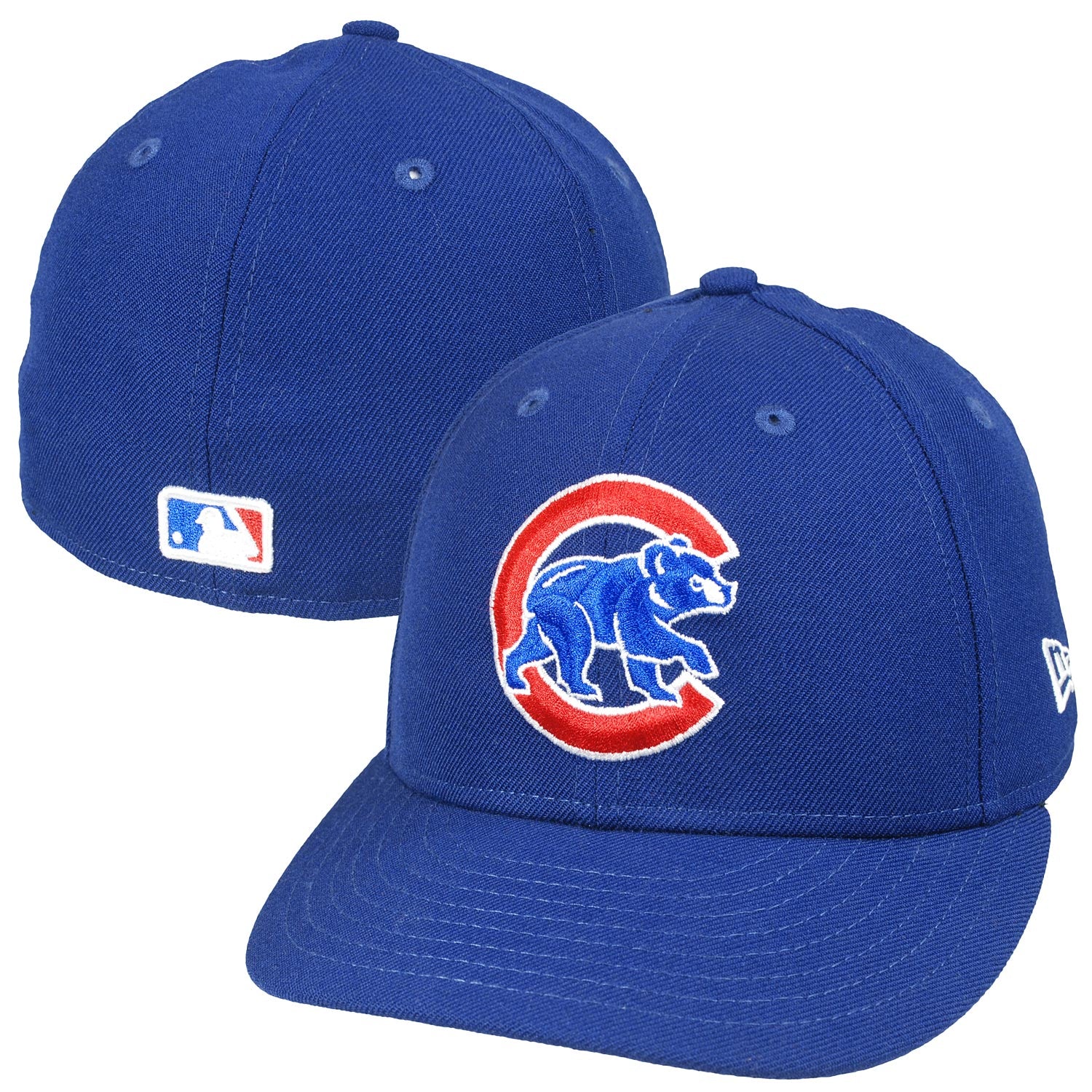 New Era Men's Chicago Cubs 59Fifty Game Royal Low Crown Authentic Hat