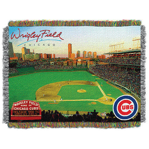 Baseball Fans Outside Wrigley Field Mural Wallpaper