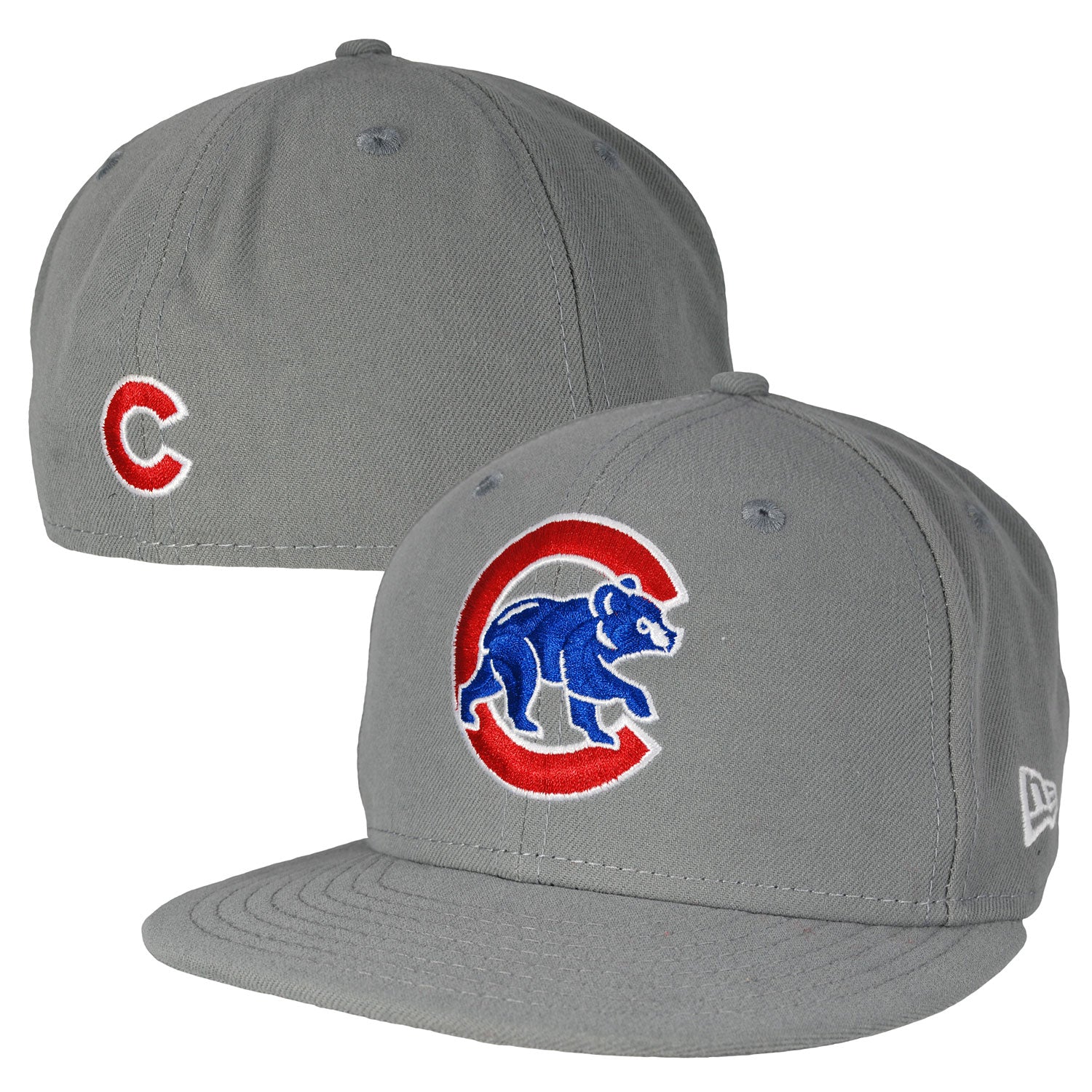 Chicago Cubs Grey Walking Bear 59/50 Cap 6 5/8 = 53 cm