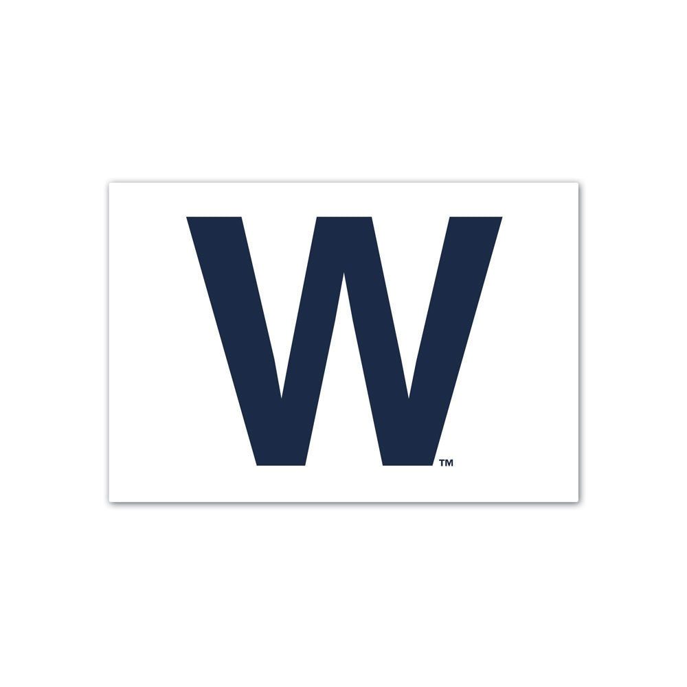 Magnet: Chicago Cubs- W Flag