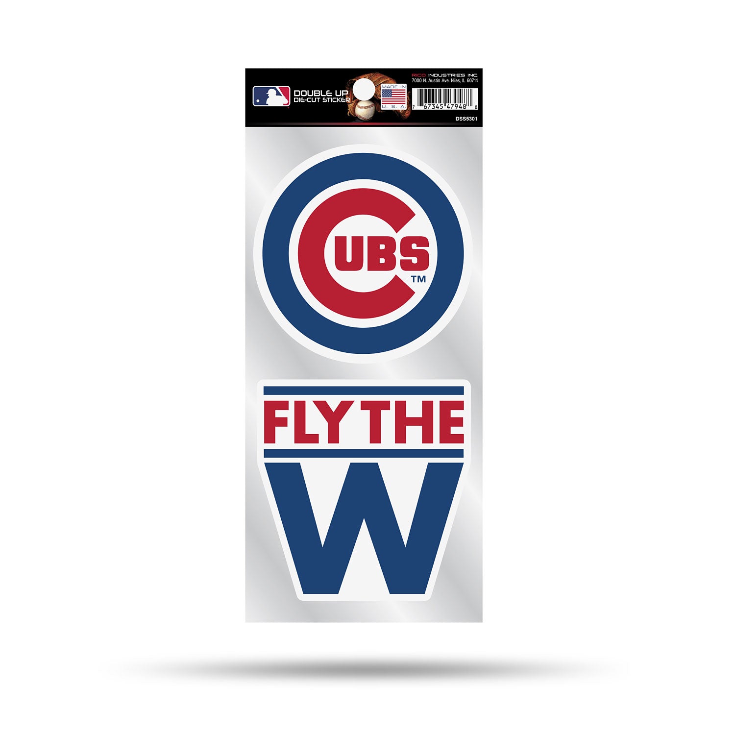 Chicago Cubs Tailgate Fly the W Sticker